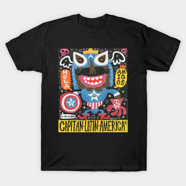 CAPITAN LATIN AMERICA T-Shirt by MEXOPOLIS